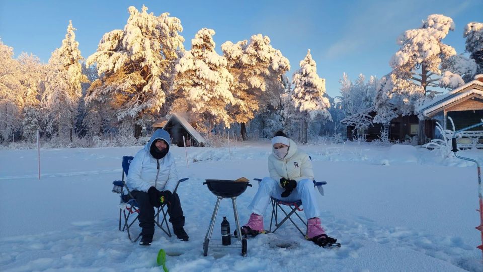 Ice Fishing Adventure in Levi With Salmon Soup - Pick-up and Drop-off