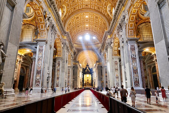 In-depth Guided Tour of St. Peters Basilica & Square - History Behind Art and Statues