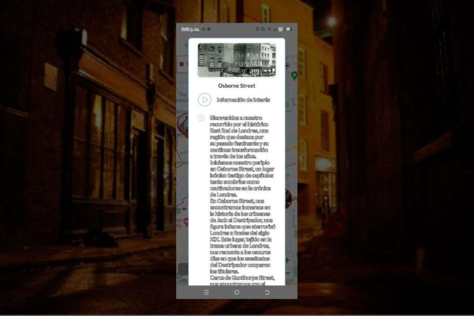 Jack the Ripper Tour in London With Multilanguage Audioguide - Language Availability