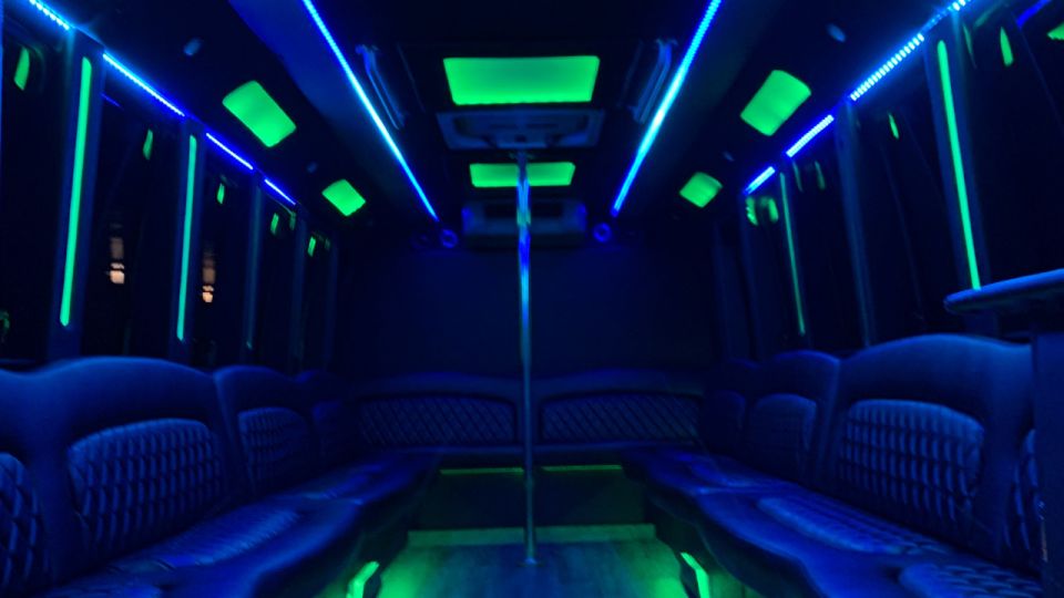 Las Vegas: Private Party Bus Tour of Vegas Strip W Champagne - Stripper Pole Experience