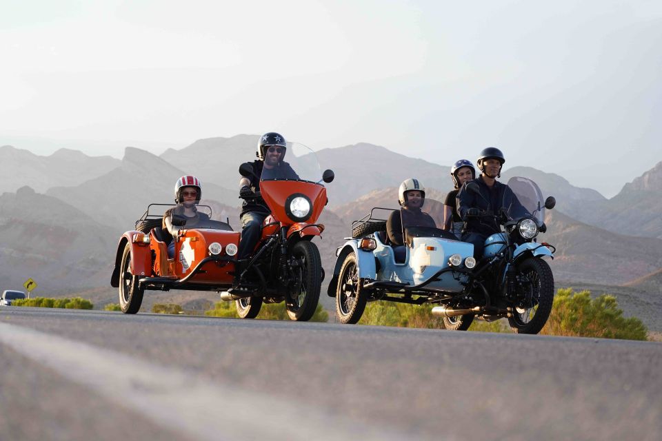 Las Vegas: Red Rock Canyon Private Sidecar Half-Day Tour - Gear and Logistics Provided