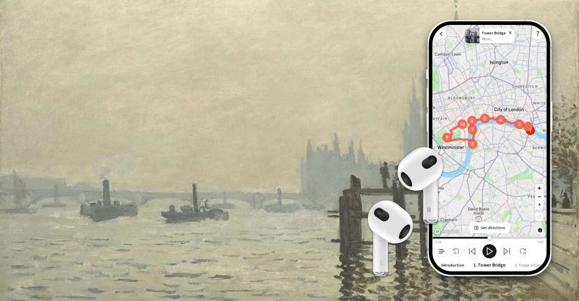 London: Exclusive Self-Guided Audio Tour With Claude Monet - Experiencing Savoy Hotel