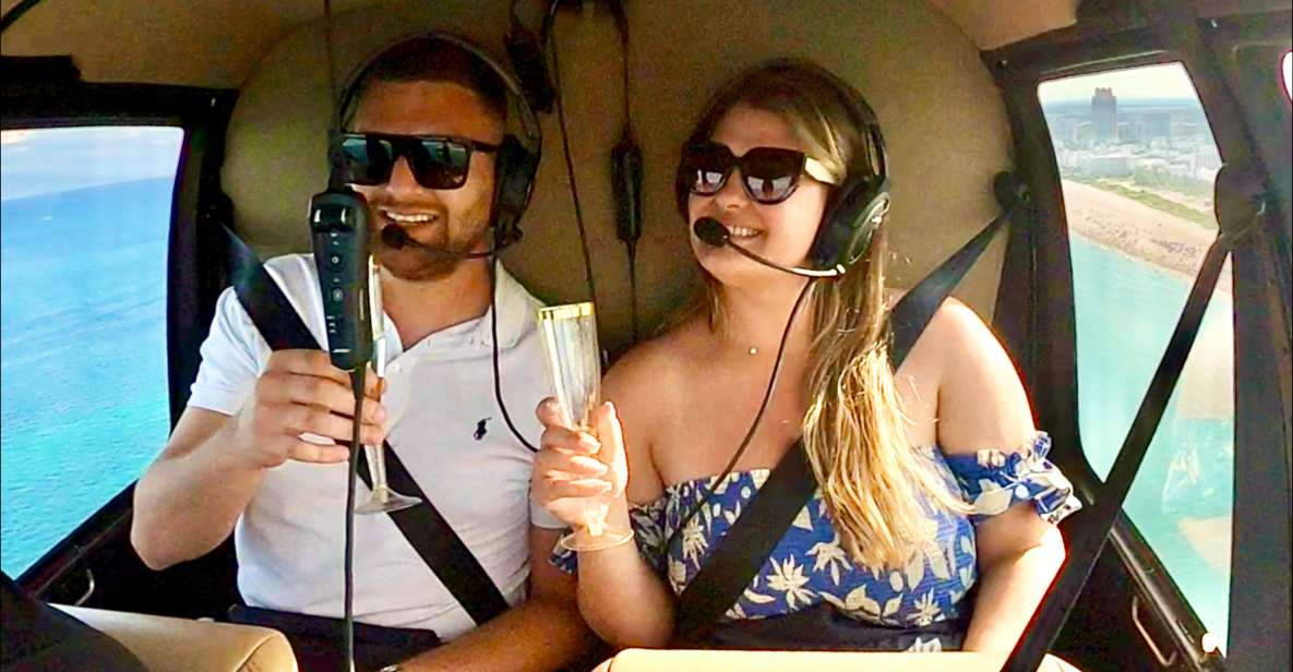 Miami: Private Romantic Helicopter Tour With Champagne - Accessibility and Restrictions