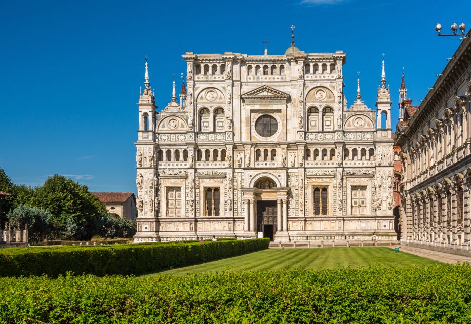 Milan: Certosa Di Pavia Monastery and Pavia Day Trip by Car - Inclusion Details and Booking Information