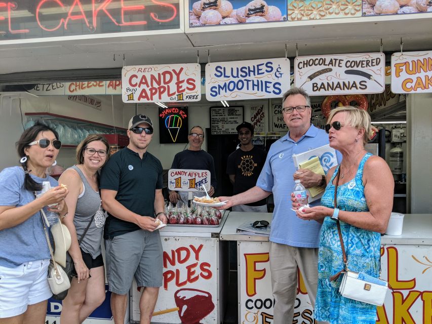 Ocean City: Downtown and Boardwalk Foodie Walking Tour - Guided Tour Details