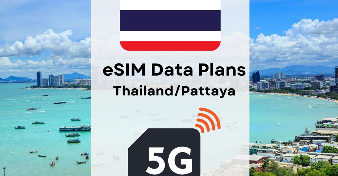 Pattaya: Esim Internet Data Plan for Thailand 4g/5g - Tailored Data Packages Offered