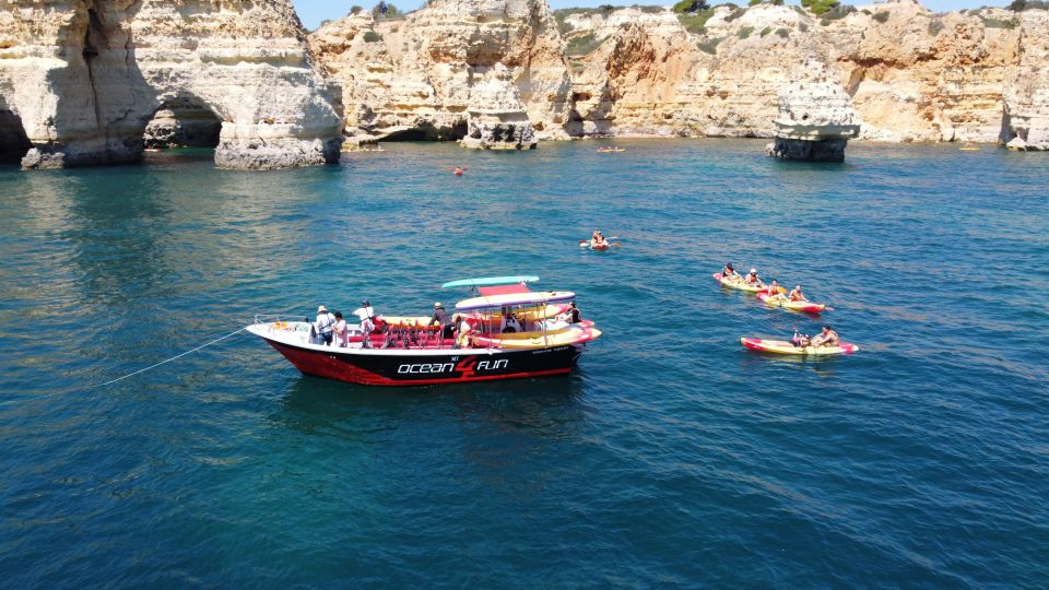 Portimão: Benagil Caves Speedboat and Kayak Guided Tour - Activity Description