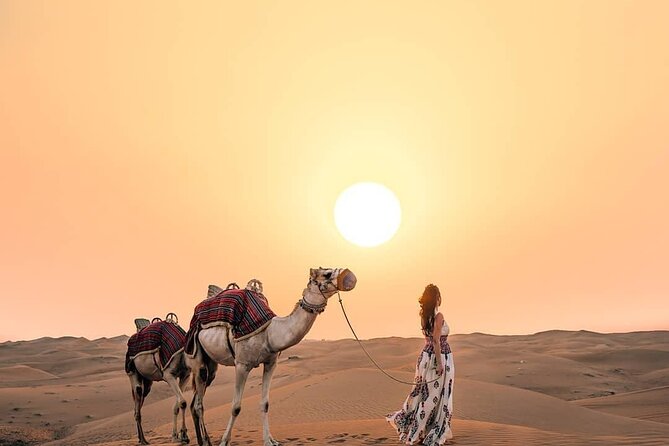 Private Desert Safari, Sand Board, Camel Ride & BBQ Dinner - Private Tour Experience