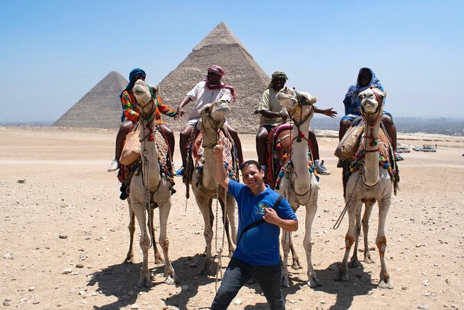 Private Full-Day Tour to Giza Pyramids With Camel Riding - Exploring the Giza Pyramids