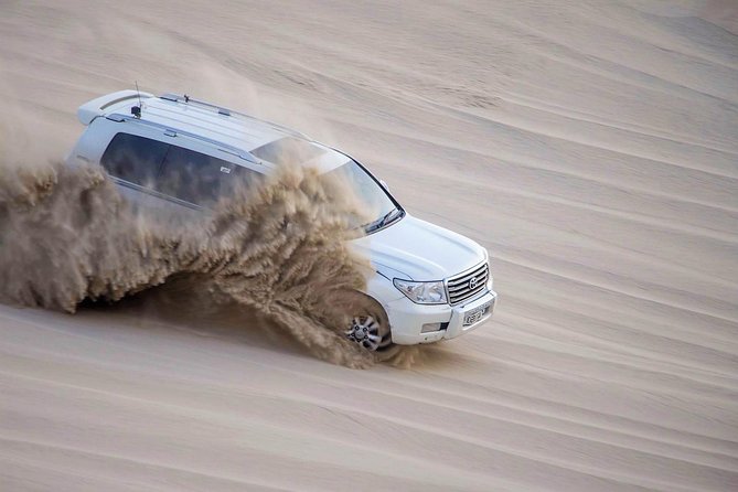 Qatar Gold Dune Safari, Dune Bashing,Camel Ride,Sand Boarding,Inland Sea Desert - Group Size and Exclusions