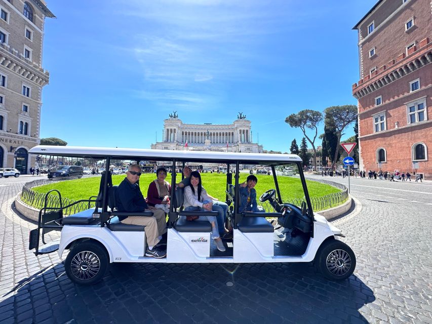 Rome in Golf Cart 7 Hours Unforgettable Full Immersion - Capitoline Hill Vantage Point