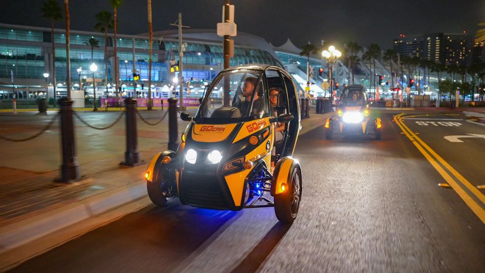 San Diego: Coronado Island Electric GoCar Night Tour - Frequently Asked Questions