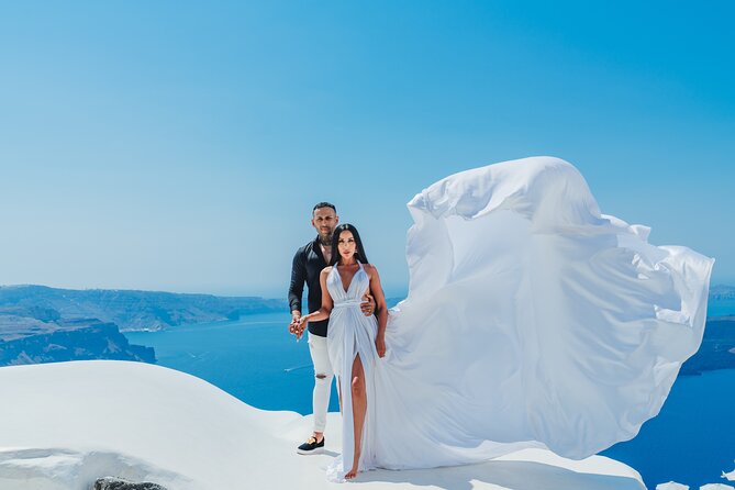 Santorini Flying Dress Photo - Meeting Point and Transportation