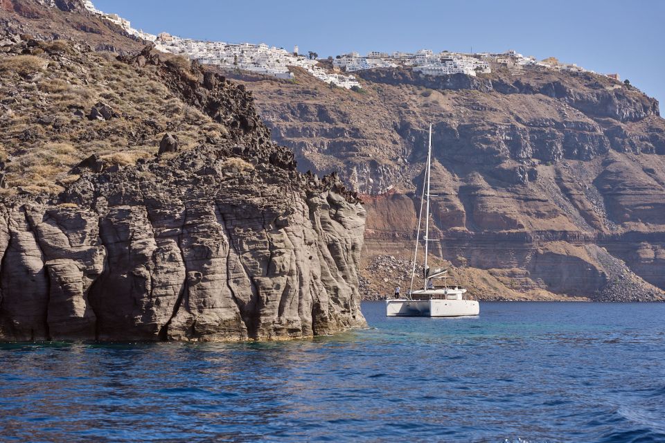 Santorini Oia: Caldera Catamaran Cruise With Meal & Drinks - Itinerary Changes Due to Weather