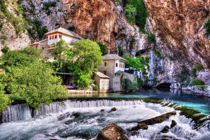 Sarajevo To/From Dubrovnik Transfer Tour via Mostar & Herzegovina - Marveling at Kravice Waterfalls