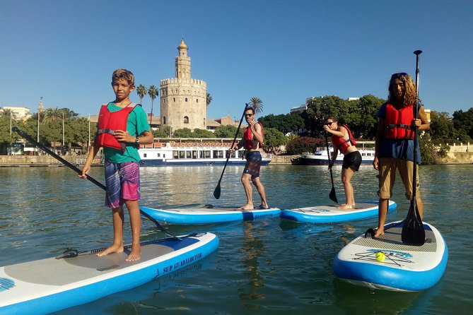Seville Paddle Surf Sup on the Guadalquivir River - Riverside Refreshment Stop