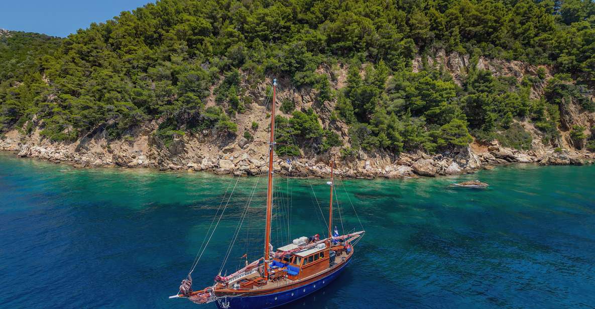 Skiathos: Wooden Sailboat Full- or Half-Day Trip With Meal - Booking and Cancellation Policy