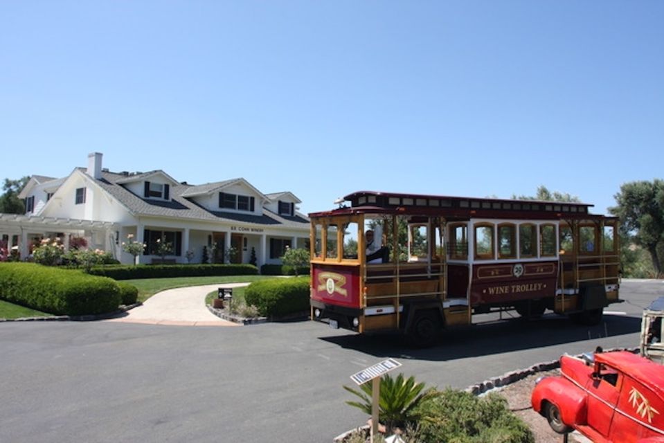 Sonoma Valley: Wine Trolley Tasting Tour With Lunch - Frequently Asked Questions