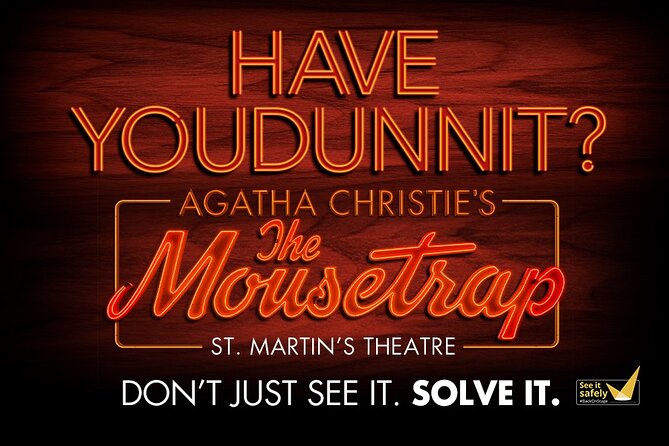 The Mousetrap Theater Show Tickets - How to Get to the Theater