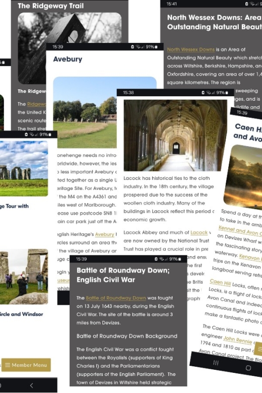 Wonders of Wiltshire (Interactive Guidebook) - Flexible Itinerary Planning