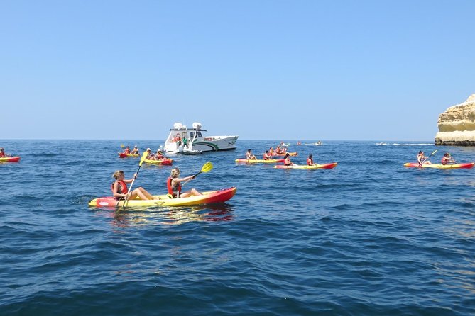 Benagil Kayak Tour On Board a Fantastic Catamaran - Swimming Opportunity