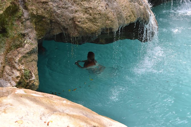 Blue Hole Plus Secret Falls & Dunns River Falls From Grand Palladium - Hiking Dunns River Falls