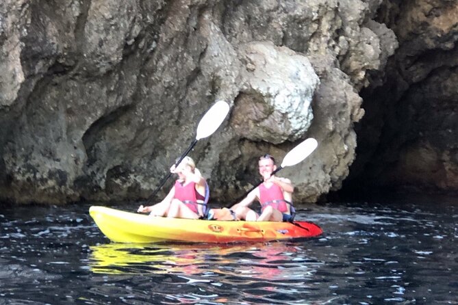 Breathtaking Guided Kayak Tour From Sant Elm to the Bay of Cala En Tió - Refreshing Cove Swim