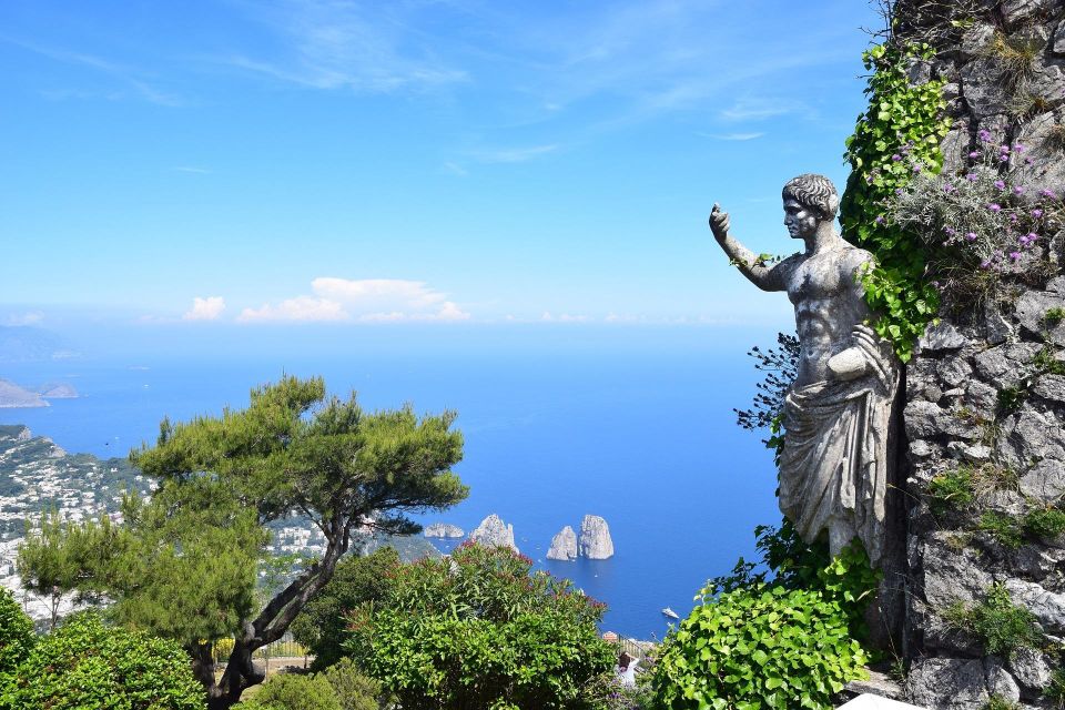 Capri Private Boat Tour From Sorrento on Tornado 38 - Capris Scenic Attractions