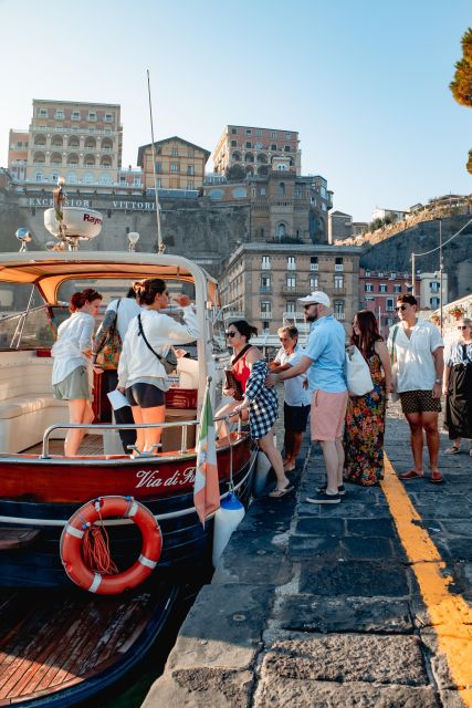 Capri&Positano: Private Boat Day Tour From Sorrento - Disembarkation Taxes