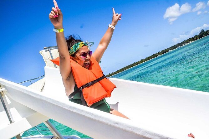 Catamaran Party Boat Half Day Trip With Snorkeling and Natural Pool - Music Selection and Celebrations