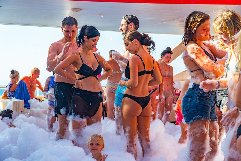 City of Side: Sightseeing Cruise W/ Swim Stops & Foam Party - Foam Party