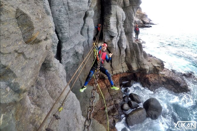 Coastering in Gran Canaria (Aquatic Route in the Ocean Cliffs) - Vertical Thrills and Serene Sunset