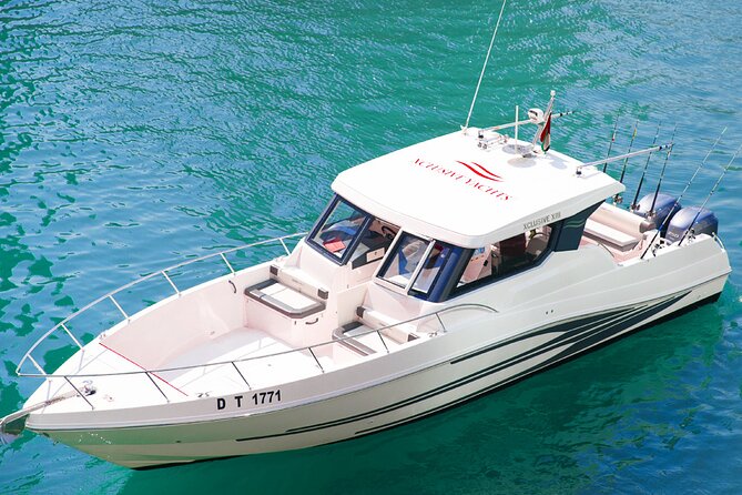 Dubai Private Boat Charter With Optional Island Getaway Upgrade - Scenic Illuminated Dubai Skyline