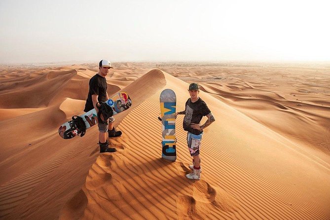 DXB Morning Desert Safari With Camel Ride & Sand Boarding - Group Size and Availability