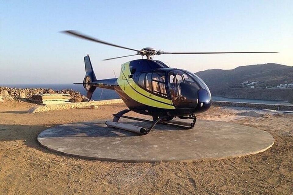 Elounda: Helicopter Ride to Santorini, Athens, or Mykonos - Service Details and Meeting Point