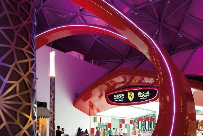 Ferrari World Abu Dhabi Admission Tickets (optional) - Important Notices