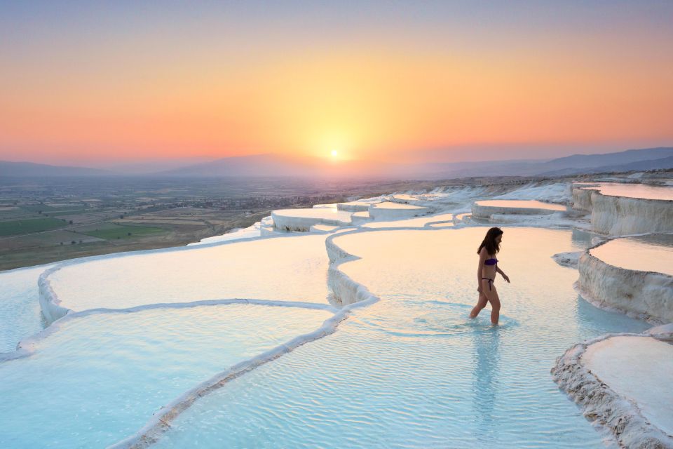 From Alanya : Explore Ancient Hierapolis & Dreamy Pamukkale - Marvel at Pamukkales Wonders