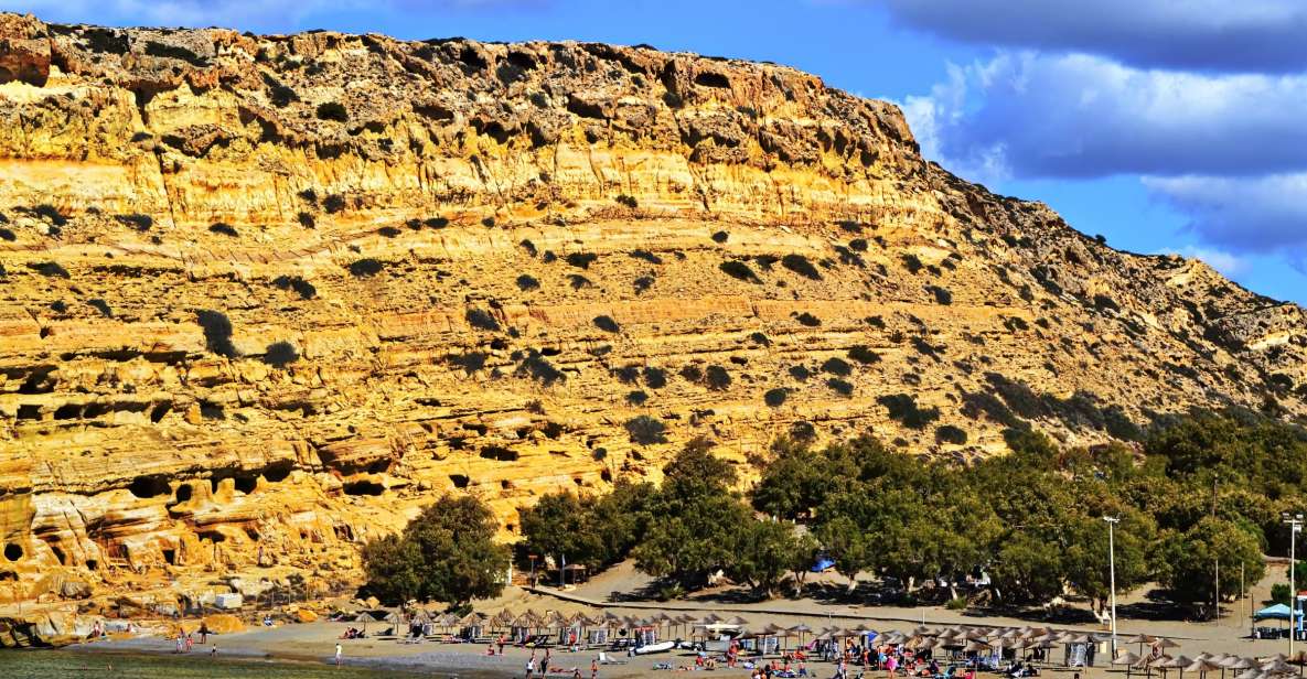 From Chania: Spili, Matala Beach, & Kournas Lake Day Trip - Discover Matala Beach