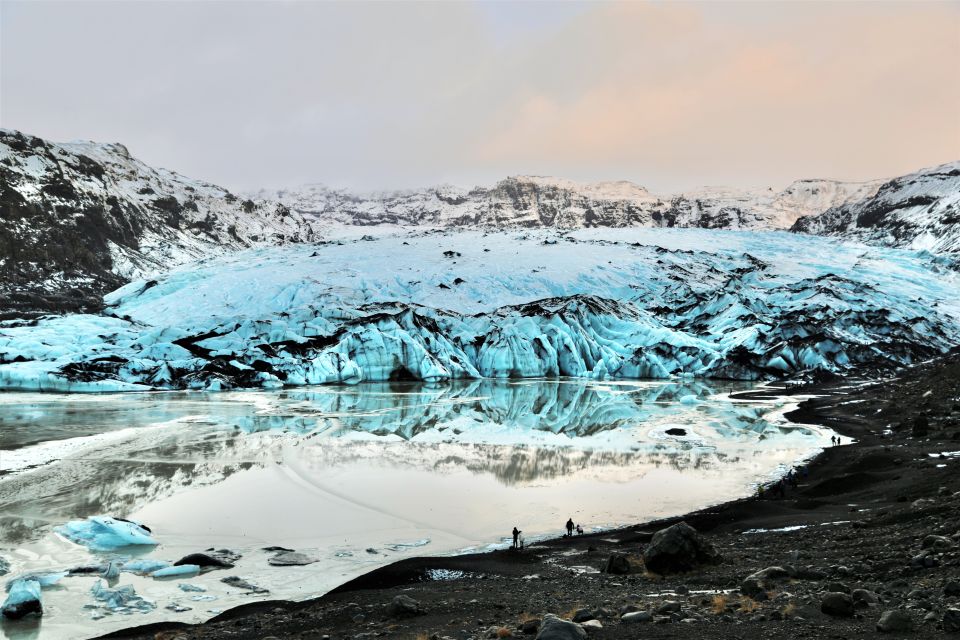 From Reykjavik: South Coast Waterfall, Black Sand & Ice Tour - Glacier Viewpoint