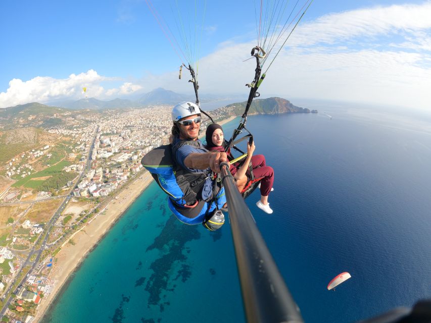 From the City of Side, Alanya, Paragliding - Return to Hotels