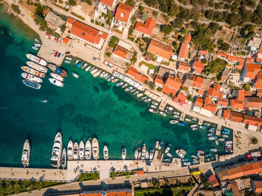 From Trogir or Split: Blue Lagoon and 3 Islands Tour - Snorkel Shipwreck