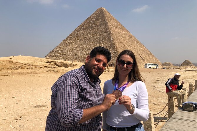 Giza Pyramids & Sphinx ,Saqqara(Step Pyramids,Dahshour (Red and Bent Pyramids) - Dining and Camel Riding