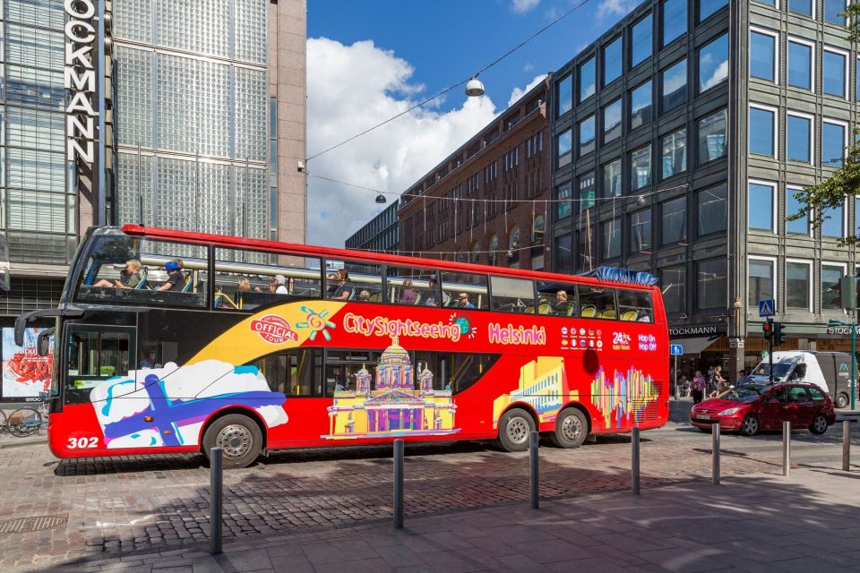 Helsinki: City Sightseeing Hop-On Hop-Off Bus Tour - Tour Duration and Route