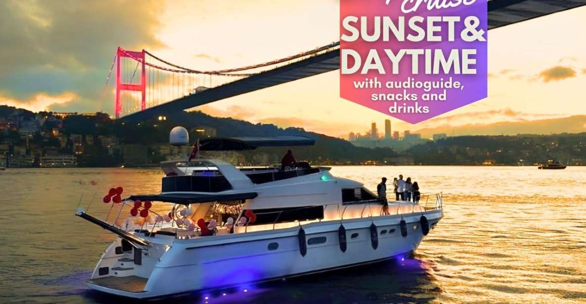 Istanbul: Small-Group Sunset or Day Yacht Cruise With Snacks - Cancellation Policy