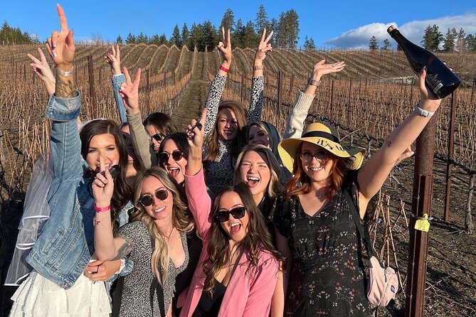 Kelowna Bachelorette Half Day Wine Tour Guided With 4 Wineries - Transportation and Guidance