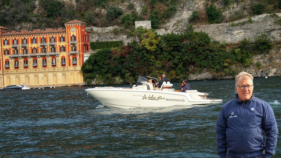 Lake Como: Varenna Private Tour 4 Hours Invictus Boat - Swimming and Gelato in Varenna