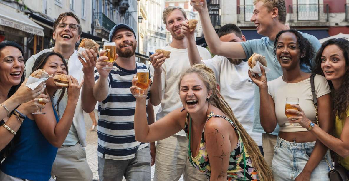 Lisbon Tipsy Food Tour With Drinks and Food Included - Tour Duration and Location