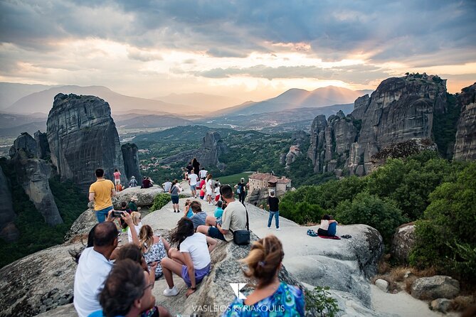 Majestic Sunset on Meteora Rocks Tour - Local Agency - Exploring the Cave Hermitages