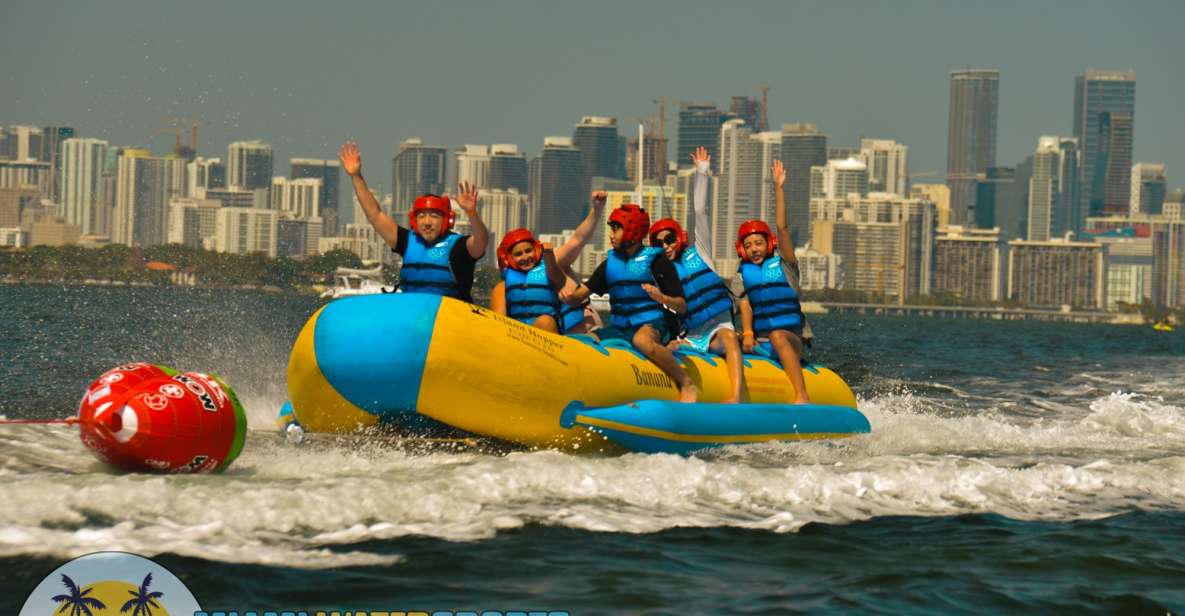 Miami: Banana Boat Ride - Preparing for the Ride