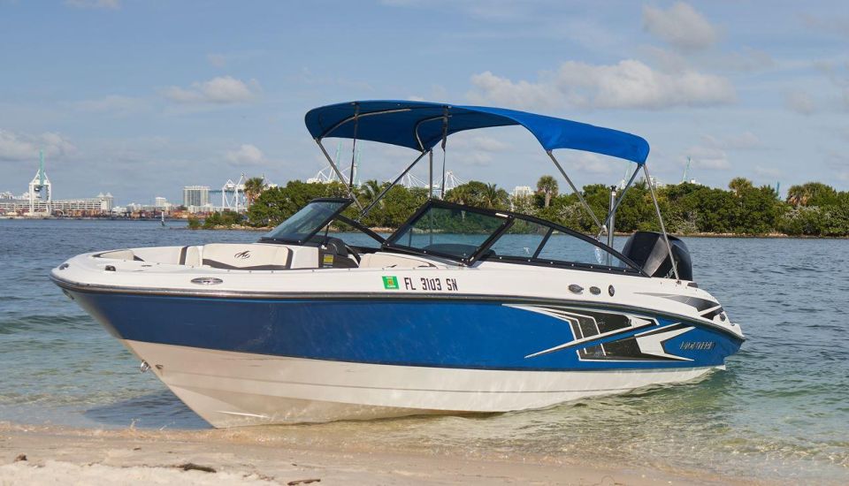 Miami: Private Boat Rental With Champagne and Captain - Additional Fees